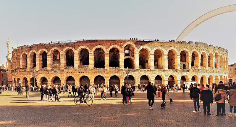 The Verona Arena in Italy